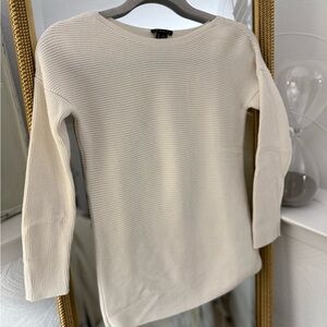 Theory Ivory Knit Sweater